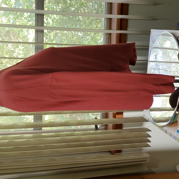 EXPRESS ONE ELEVEN RUST Cutout Shoulder Dolman Sleeve Top-VGUC-Sz XS - Picture 6 of 11